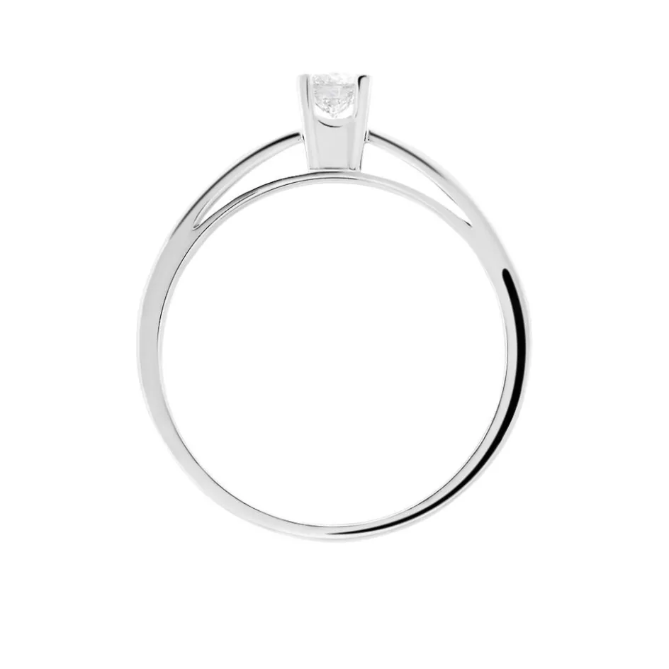 Discount Histoire d'Or Bague Solitaire Celina Or Blanc Diamant