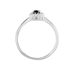 Discount Histoire d'Or Bague Solitaire Eulalio Argent Blanc Oxyde De Zirconium