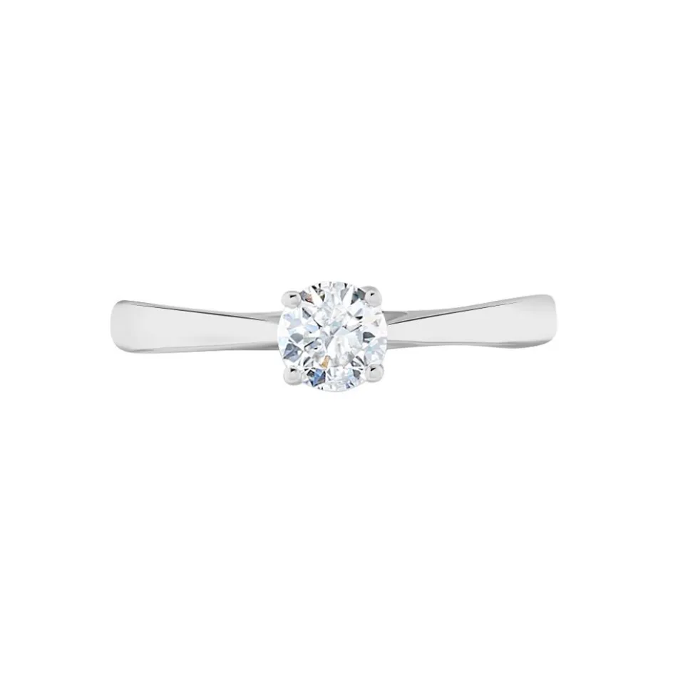 Histoire d'Or Bague Solitaire Fiona Or Blanc Diamant Synthetique* Bagues|Bagues Avec Pierre
