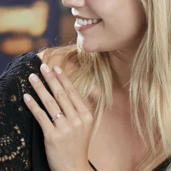 Histoire d'Or Bague Solitaire Fiona Or Blanc Diamant Synthetique* Bagues|Bagues Avec Pierre