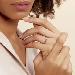 Online Histoire d'Or Bague Solitaire Francienne Or Bicolore Diamant