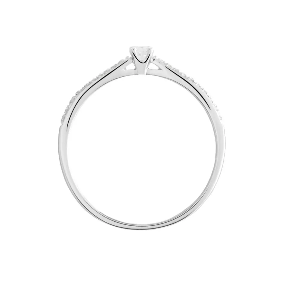 Sale Histoire d'Or Bague Solitaire Hemera or blanc diamant