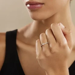 Online Histoire d'Or Bague Solitaire Hemera or blanc diamant