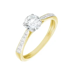 Histoire d'Or Bague Solitaire Hemera Or Jaune Diamant Synthetique* Bagues|Bagues Avec Pierre