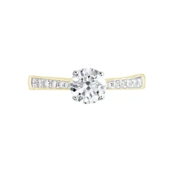 Histoire d'Or Bague Solitaire Hemera Or Jaune Diamant Synthetique* Bagues|Bagues Avec Pierre