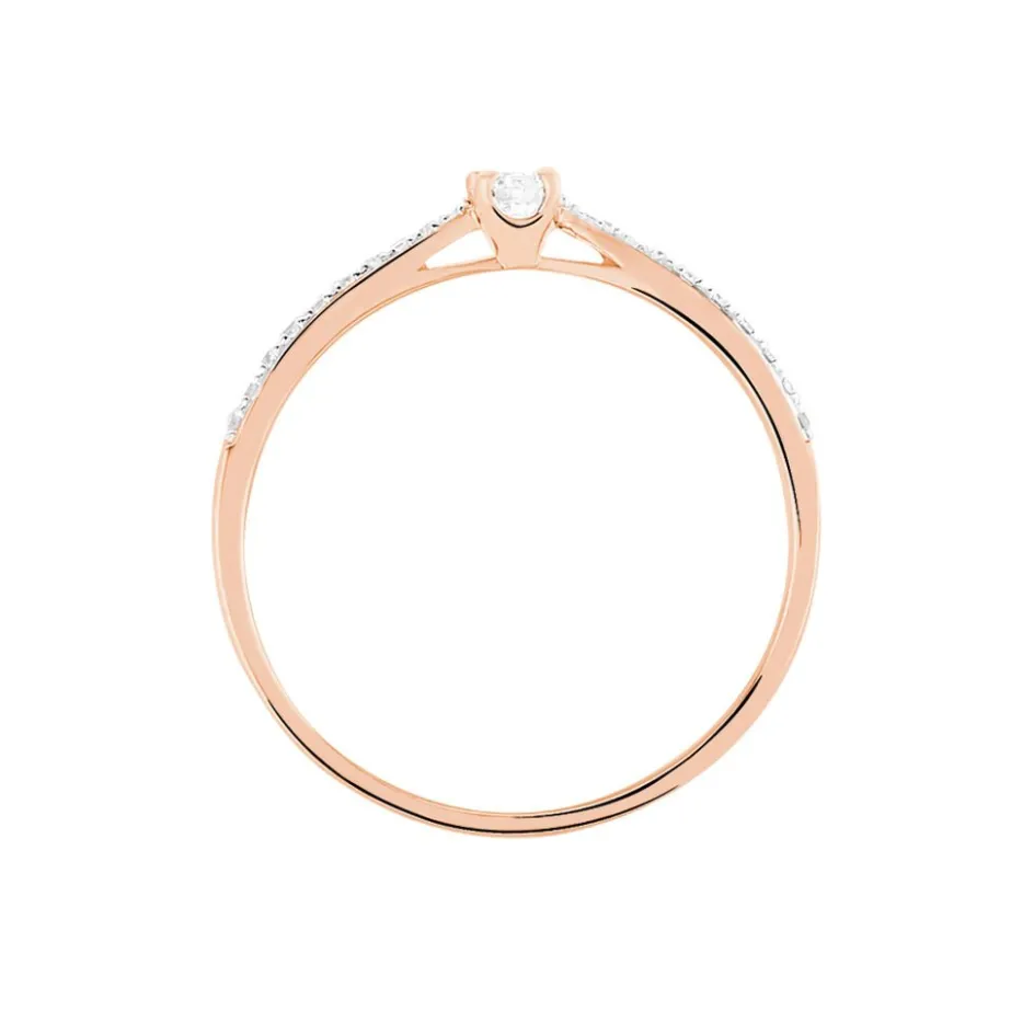 Best Histoire d'Or Bague Solitaire Hemera Or Rose Diamant