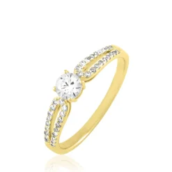 Online Histoire d'Or Bague Solitaire Katalina Or Jaune Diamant