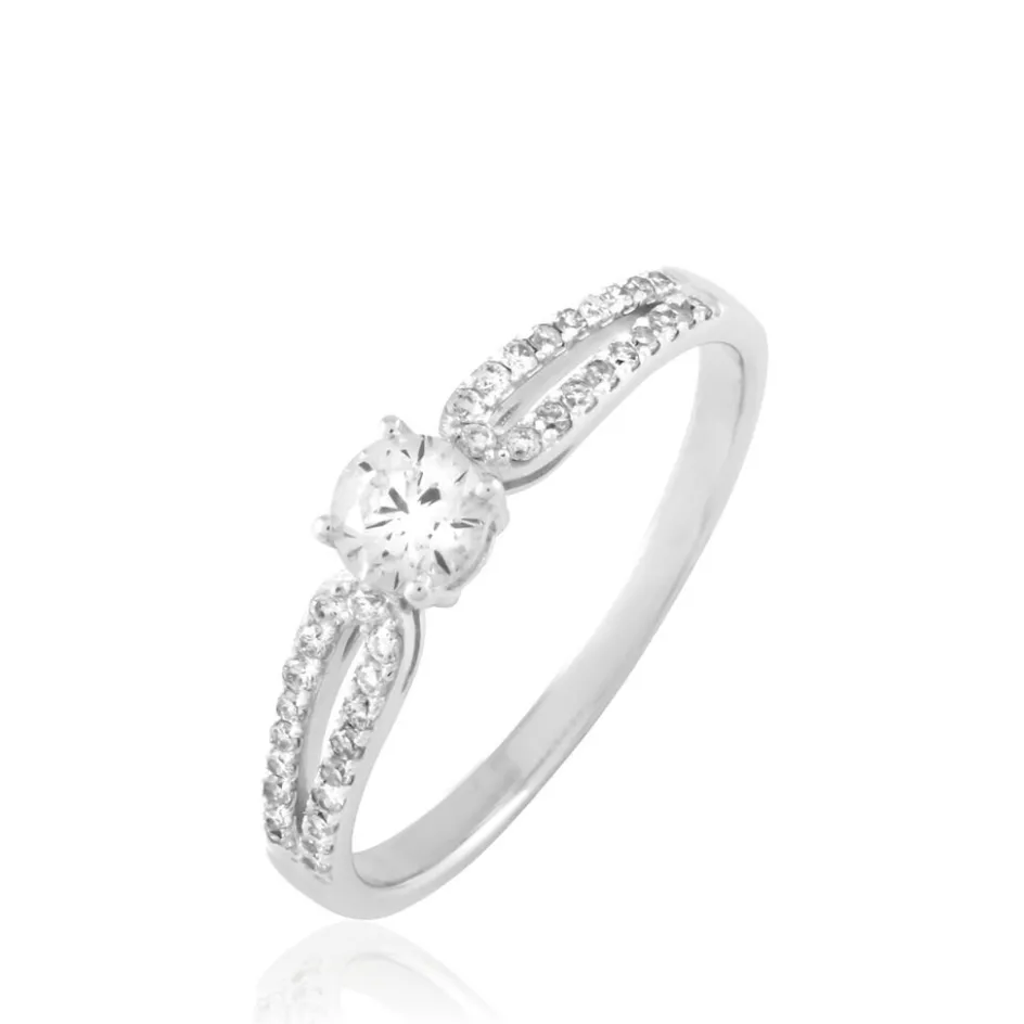 Sale Histoire d'Or Bague Solitaire Katalina or blanc diamant