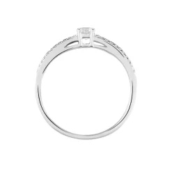 New Histoire d'Or Bague Solitaire Katalina or blanc diamant