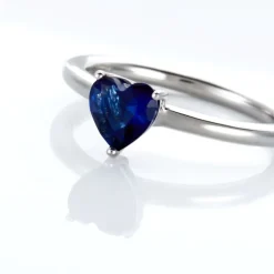 Discount Histoire d'Or Bague Solitaire Kelvyn Argent Blanc Oxyde De Zirconium argent blanc oxyde bleu