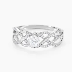 Discount Histoire d'Or Bague Solitaire Kendra Or Blanc Diamant