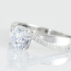 Sale Histoire d'Or Bague Solitaire Maellyne Argent Blanc Oxyde De Zirconium