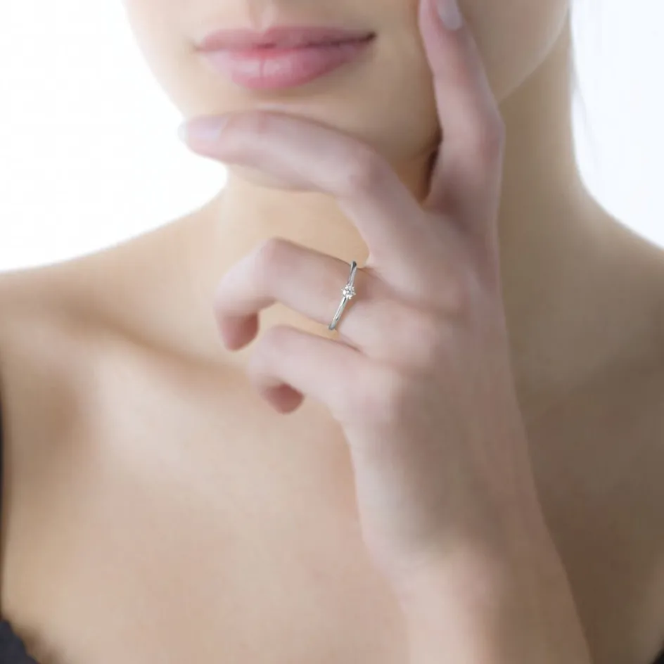 Best Histoire d'Or Bague Solitaire Mai-li Or Blanc Diamant