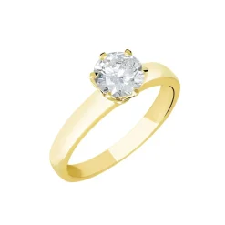 Histoire d'Or Bague Solitaire Natalia Or Jaune Diamant Synthetique* Bagues|Bagues Avec Pierre