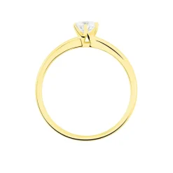 Online Histoire d'Or Bague Solitaire Natalia or jaune diamant