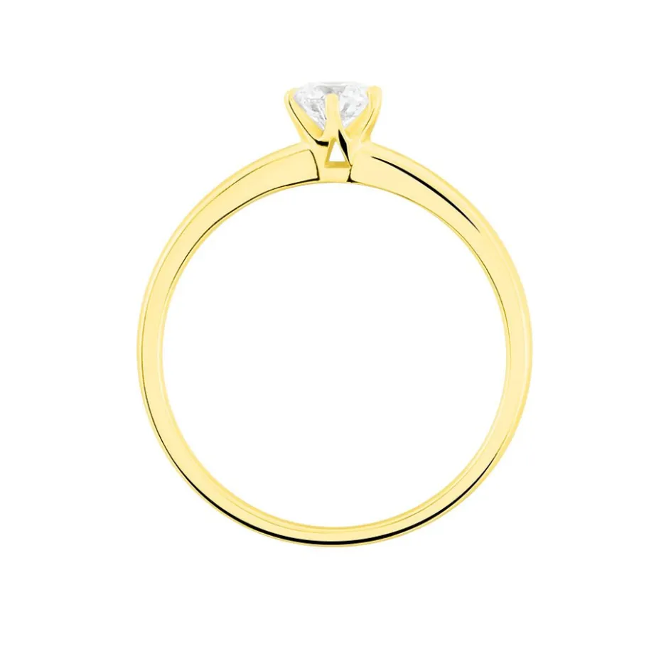 Online Histoire d'Or Bague Solitaire Natalia or jaune diamant