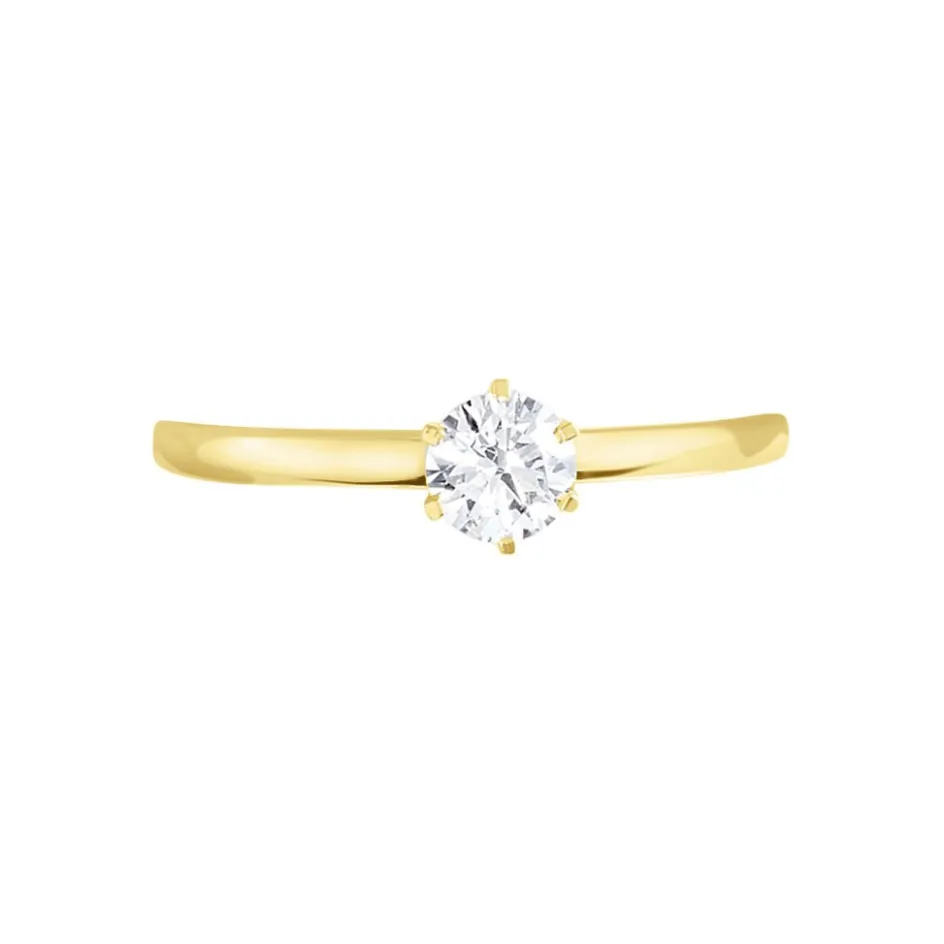 Histoire d'Or Bague Solitaire Natalia Or Jaune Diamant Synthetique* Bagues|Bagues Avec Pierre