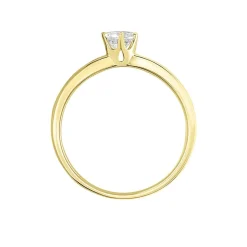 Histoire d'Or Bague Solitaire Natalia Or Jaune Diamant Synthetique* Bagues|Bagues Avec Pierre