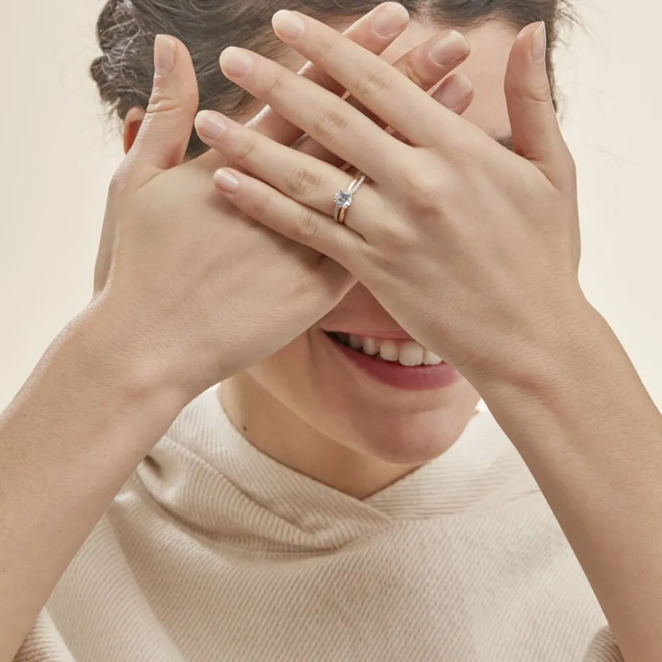 Histoire d'Or Bague Solitaire Ofelie De Zirconium* Bagues|Bagues Avec Pierre