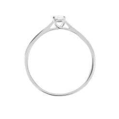 Histoire d'Or Bague Solitaire Or Blanc Fiona Diamant Synthétique* Bagues|Bagues Avec Pierre