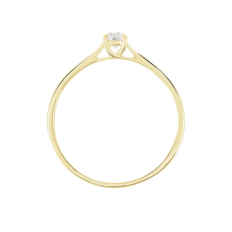Histoire d'Or Bague Solitaire Or Jaune Fiona Diamant Synthetique* Bagues|Bagues Avec Pierre