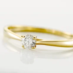 Histoire d'Or Bague Solitaire Or Jaune Fiona Diamant Synthetique* Bagues|Bagues Avec Pierre