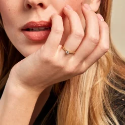 Histoire d'Or Bague Solitaire Or Jaune Fiona Diamant Synthetique* Bagues|Bagues Avec Pierre