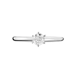 Online Histoire d'Or Bague Solitaire Samantha Or Blanc Diamant