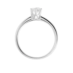 Online Histoire d'Or Bague Solitaire Samantha Or Blanc Diamant