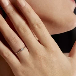 Best Histoire d'Or Bague Solitaire Samantha Or Blanc Diamant