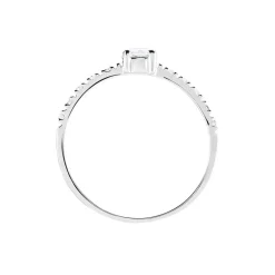 Histoire d'Or Bague Solitaire Servana De Zirconium* Bagues|Bagues Avec Pierre