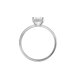 Best Histoire d'Or Bague Solitaire Stella Argent Blanc Oxyde De Zirconium