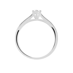 Online Histoire d'Or Bague Solitaire Symphonie Or Blanc Diamant