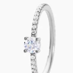 Histoire d'Or Bague Solitaire Ursi De Zirconium* Bagues|Bagues Fantaisie