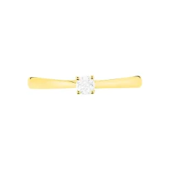 Discount Histoire d'Or Bague Solitaire Victoria Or Jaune Diamant