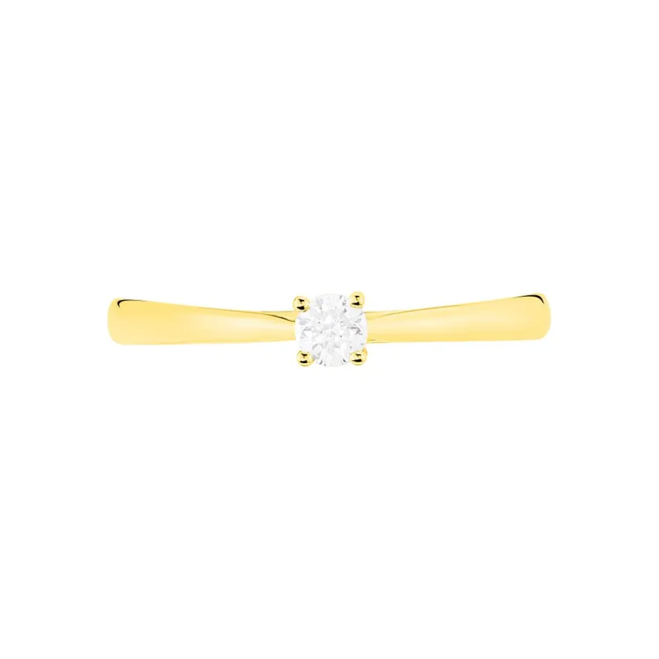 Discount Histoire d'Or Bague Solitaire Victoria Or Jaune Diamant