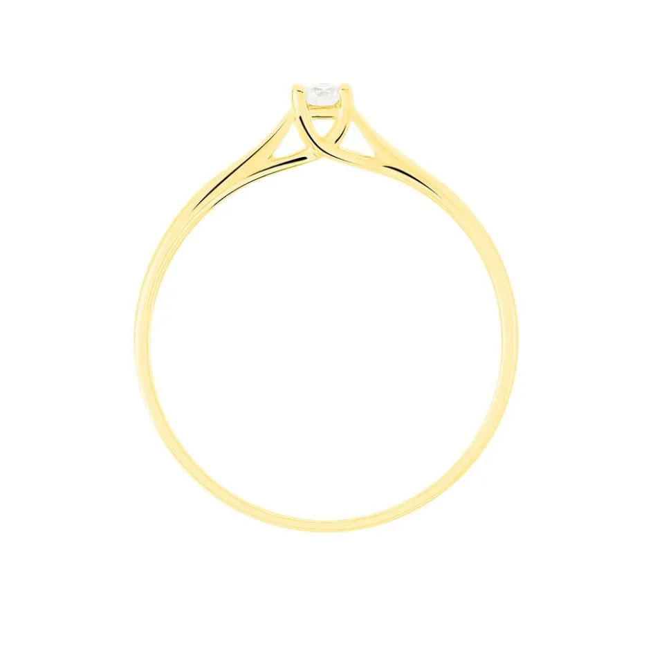 Discount Histoire d'Or Bague Solitaire Victoria Or Jaune Diamant