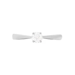 Online Histoire d'Or Bague Solitaire Victoria Or Blanc Diamant