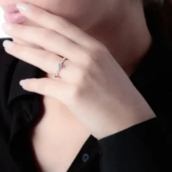 Online Histoire d'Or Bague Solitaire Victoria Or Blanc Diamant