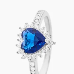 Online Histoire d'Or Bague Sphinx Argent Blanc Pierre Et Oxyde De Zirconium