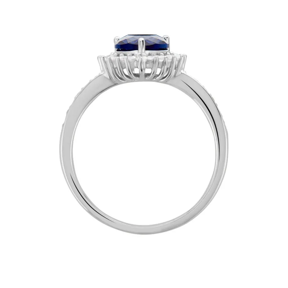 Online Histoire d'Or Bague Sphinx Argent Blanc Pierre Et Oxyde De Zirconium