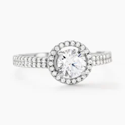 Outlet Histoire d'Or Bague Stelila Or Blanc Oxyde De Zirconium