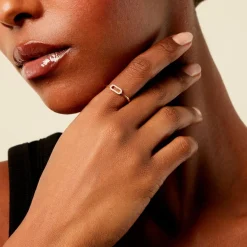 Discount Histoire d'Or Bague Taha Argent Blanc Spinelle