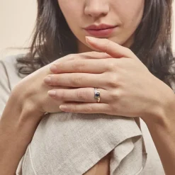 Best Histoire d'Or Bague Taila Or Jaune Saphir