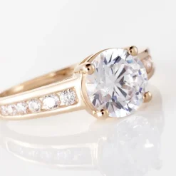 Sale Histoire d'Or Bague Tatjana Or Rose Oxyde De Zirconium