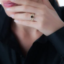 Histoire d'Or Bague Tina Or Jaune Quartz Et Diamant* Bagues|Bagues Avec Pierre