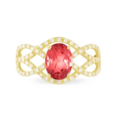 Sale Histoire d'Or Bague Tina Or Jaune Rubis Et Diamant