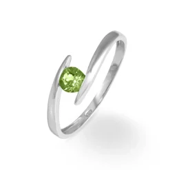 Outlet Histoire d'Or Bague Tiphaine Or Blanc Péridot