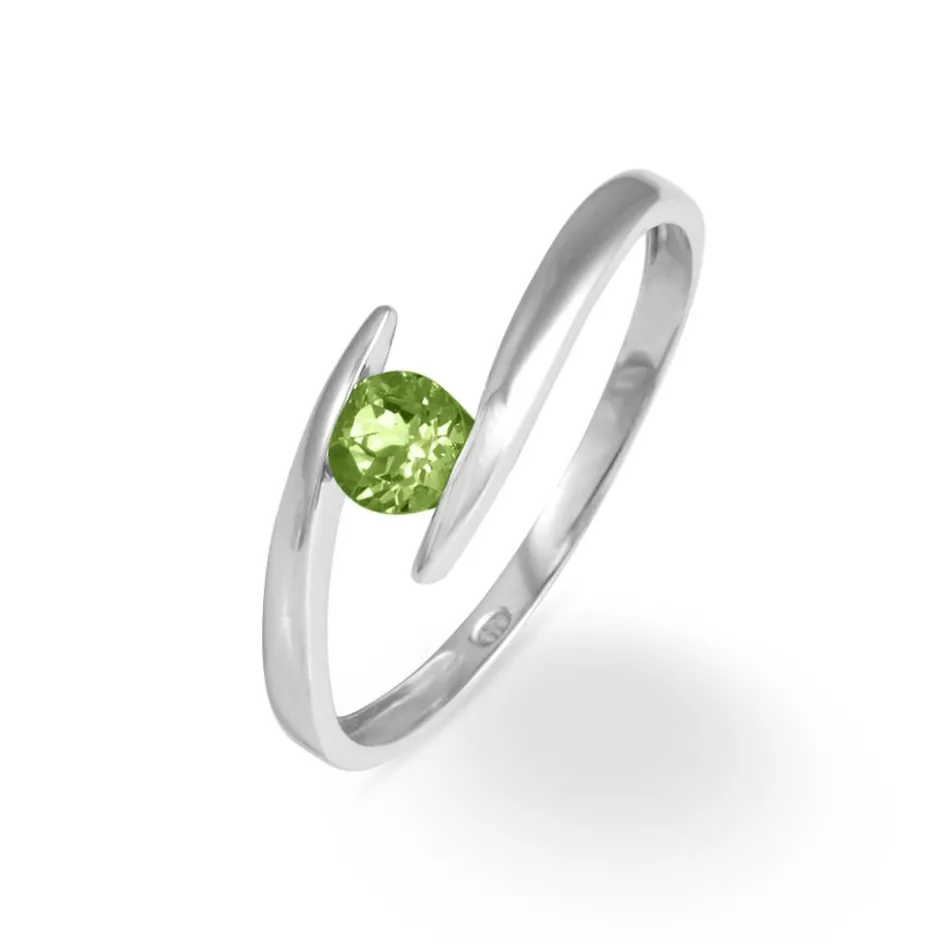 Outlet Histoire d'Or Bague Tiphaine Or Blanc Péridot
