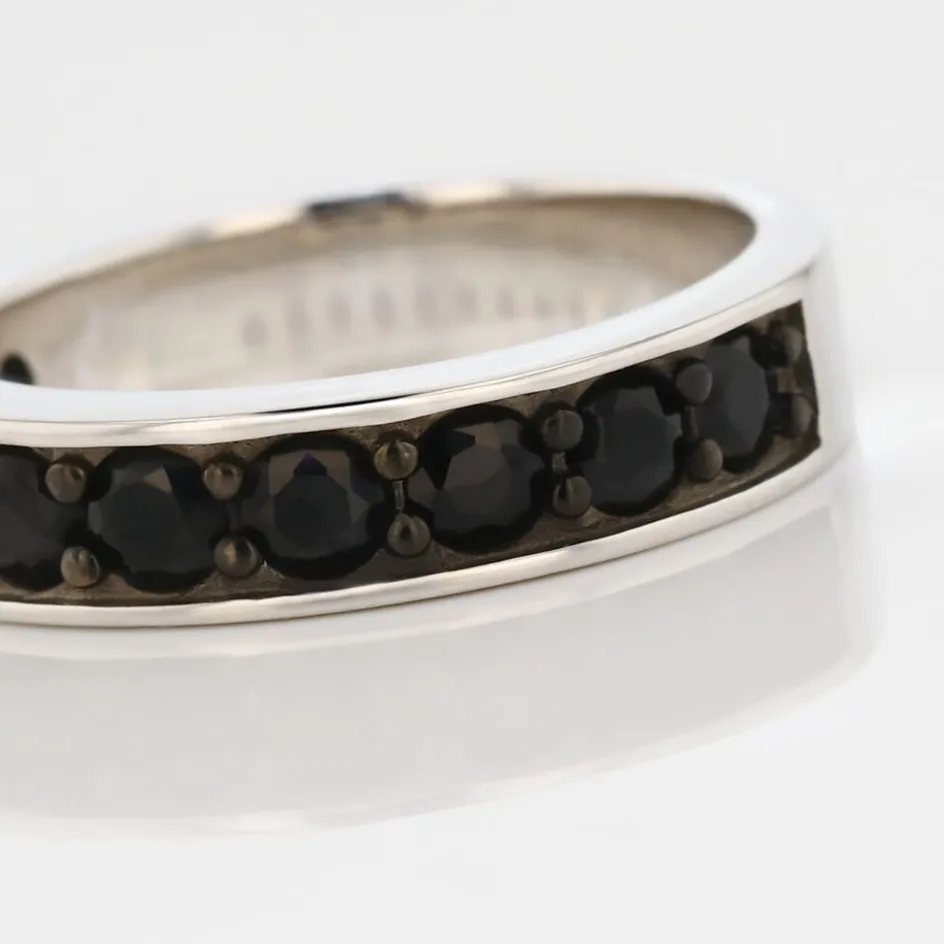 Clearance Histoire d'Or Bague Tour Complet Mondy Argent Oxydes De Zirconium